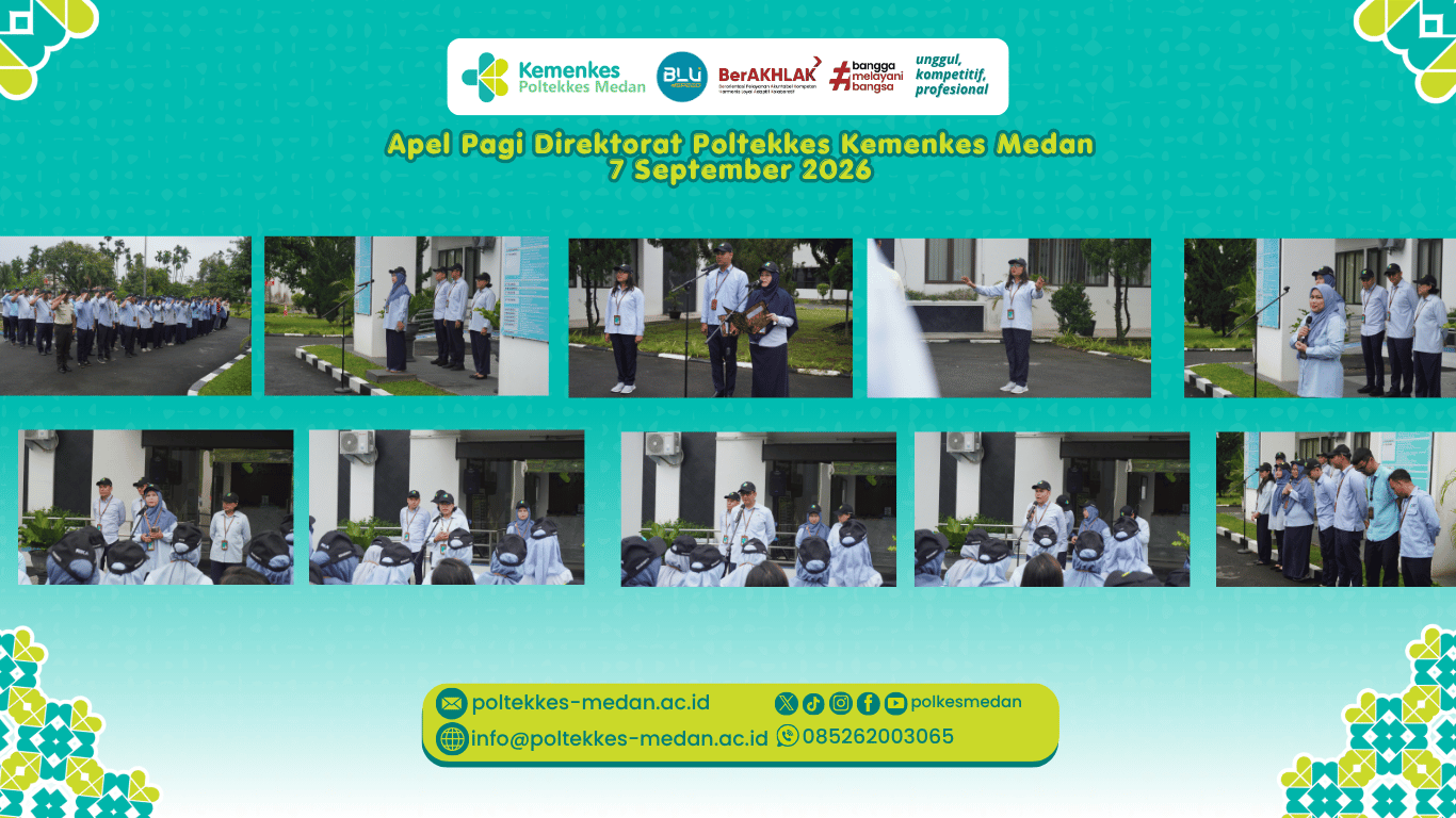 Apel Pagi Direktorat Poltekkes Kemenkes Medan Senin,7 September 2026